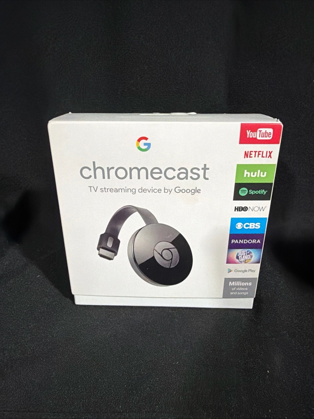 Google Chromecast HD Media Streamer GA3A00093-A14-Z01 open box